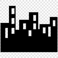 city life, city living, cityscape, cityscape photography icon svg