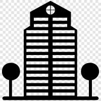 city life, city living, city travel, city attractions icon svg