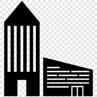 city life, city attractions, city events, city locations icon svg