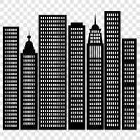 City life, Cityscapes, City planning, Cityscape icon svg