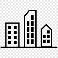 City life, City streets, Cityscape, Cityscape photography icon svg