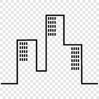 city life, city living, cityscape, cityscape architecture icon svg