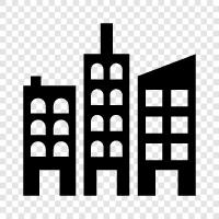 City life, Cityscape, Cityscape photography, The city icon svg