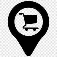 City location, Place of business, Market location icon svg