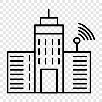 city, urban, architecture, infrastructure icon svg