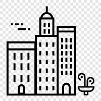 cityscape, urban landscape, street scene, cityscape photography icon svg