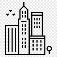 cityscape, urban landscape, urban planning, city planning icon svg