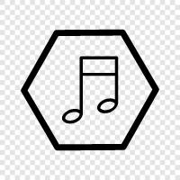 classical music, rock music, pop music, electronic music icon svg