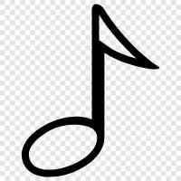 classical music, popular music, opera, rock music icon svg