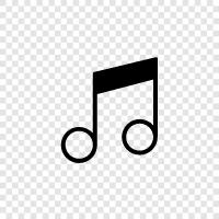 classical music, popular music, rock music, blues music icon svg