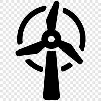 saubere Energie, erneuerbare Energie, Solarenergie, Windkraft symbol