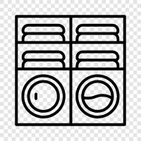 cleaning, laundry room, laundromat, clothes icon svg