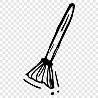 cleaning, dust, sweep, dustpan icon svg