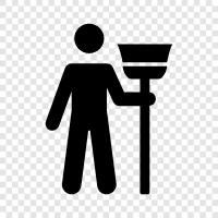 cleaning, office, cleaning crew, cleaning supplies icon svg
