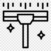 cleaning, window, wipers, squeegee icon svg