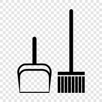 cleaning, dustpan, sweep, dust icon svg