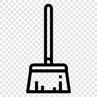 cleaning, dustpan, mop, sweep icon svg