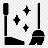 cleaning, sweeping, dusting, duster icon svg