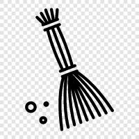 cleaning, floor, dust, sweeping icon svg