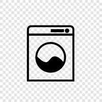 Cleaning Machine, Dryer, Front Loading, Top Loading icon svg