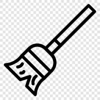 cleaning, sweep, dust, mop icon svg