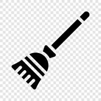 cleaning, janitorial, sweep, dust icon svg