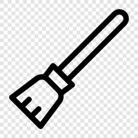 cleaning, sweeping, dustpan, mop icon svg