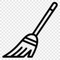 cleaning, dusting, sweeping, broom icon svg