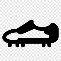 cleats, boots, soccer, football icon svg