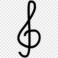 Clef, Key, Music, Notes icon svg