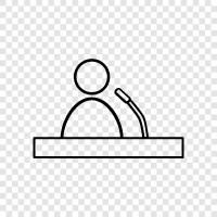 clerical worker, office assistant, office support, office clerk icon svg