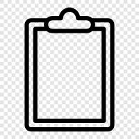 clipboard manager, clipboard history, clipboard contents, clipboard contents not saved icon svg