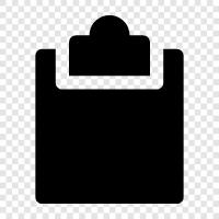clipboard manager, clipboard history, clipboard contents, clipboard search icon svg