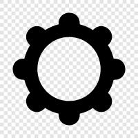 clock, gears, cogwheel, cogeneration icon svg