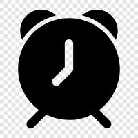 clock, bell, beeping, ringing icon svg