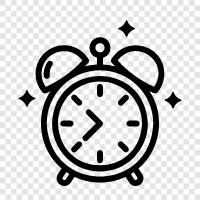 Clock, Time, Sleep, Bedtime icon svg