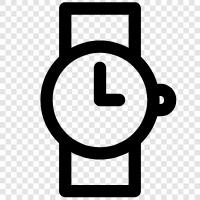 clock, time, wristwatch, timepiece icon svg