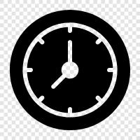 clock, digital, wall, time icon svg