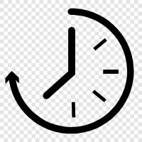 clock, time zone, time difference, time zone map icon svg