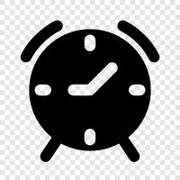 Uhr, Digital, Alarm, Snooze symbol