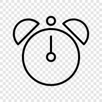 Clock, Silent Alarm Clock, Snooze, Stopwatch icon svg