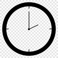 clock, passage of time, minutes, hours icon svg