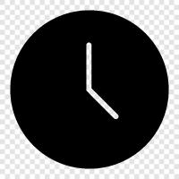 clock, minutes, seconds, hour icon svg