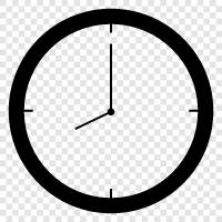 clock, hour, minutes, seconds icon svg