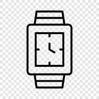 clock, time, wristwatch, timepiece icon svg