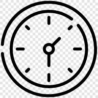 Uhrgesicht, digitale Uhr, digitale Uhrgesicht, Wecker symbol