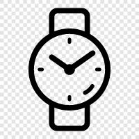 clock, time, watchband, wristwatch icon svg