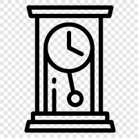 clock, time, digital, alarm icon svg