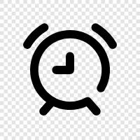 Uhr, Wecker, Schlafen symbol