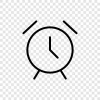 Clock, Wake Up, Snooze, Sleep icon svg